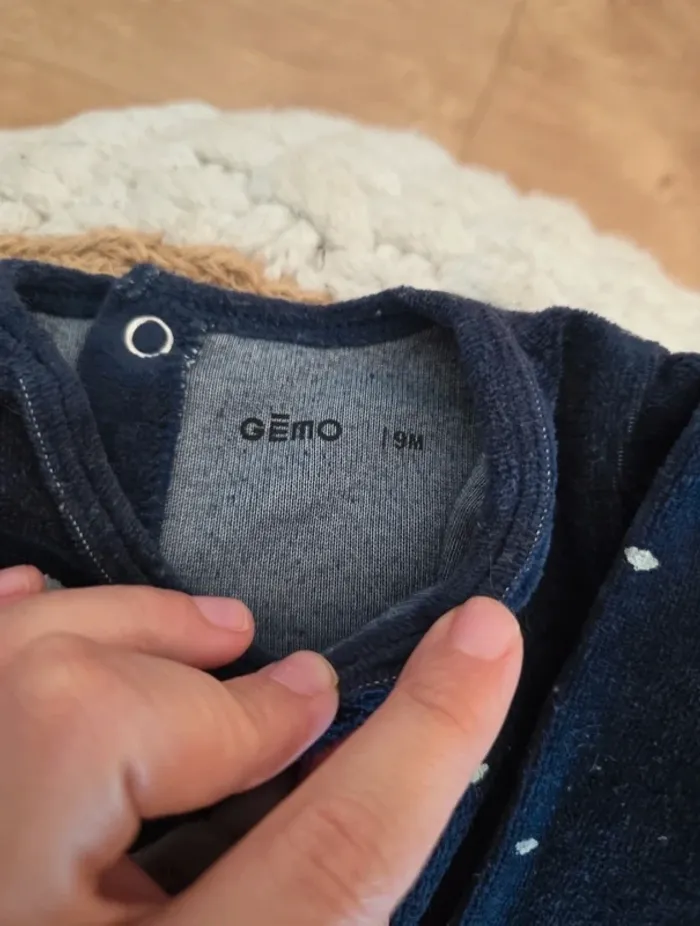 👶 Pyjama velours bébé - Gémo - photo numéro 3
