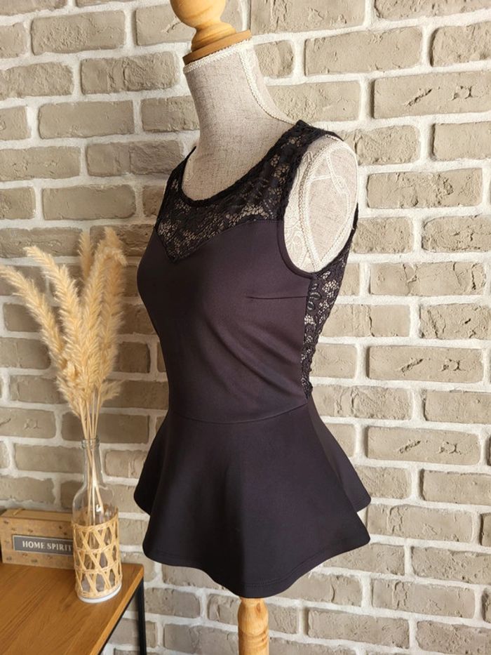 Top noir dos en dentelle H&M - Tendance et élégant - photo numéro 7