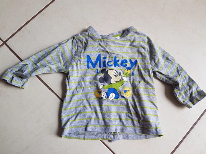 T-shirt manches longues garçon 6 mois