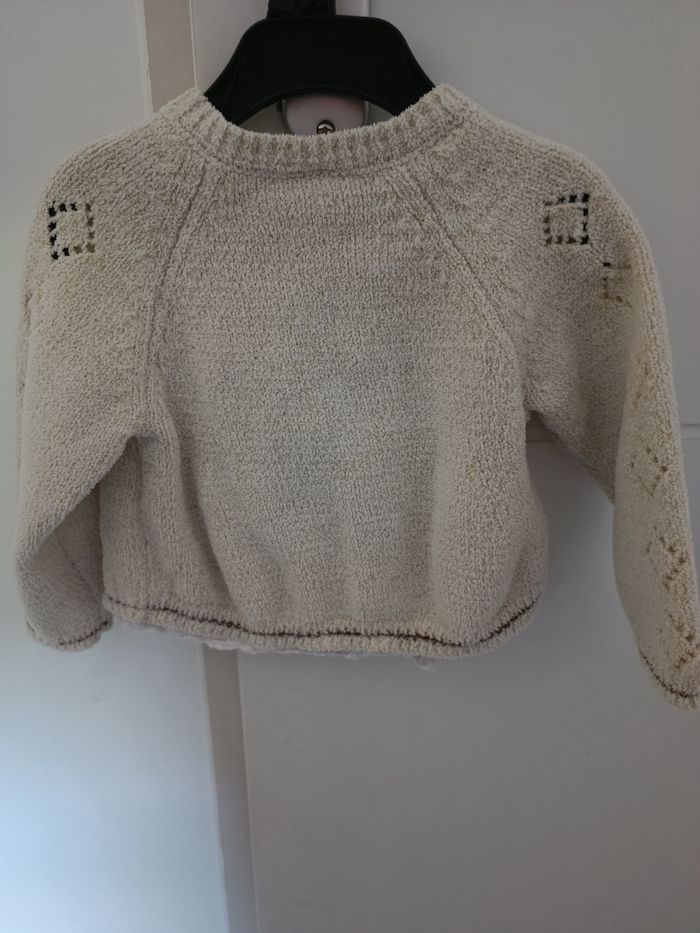 Veste pull en laine 👶🏻 6 mois - photo numéro 2