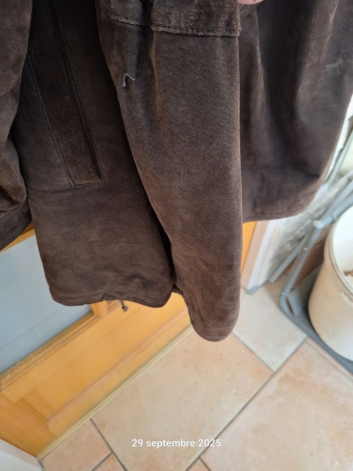Veste cuir marron - photo numéro 8