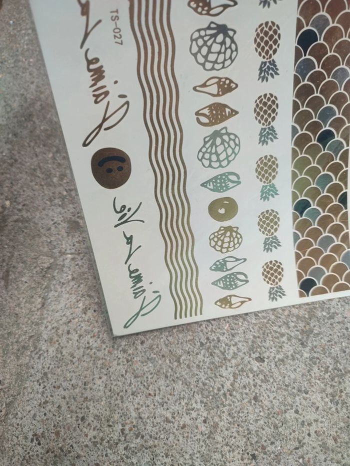 Tatouage plaquette temporaire - photo numéro 3