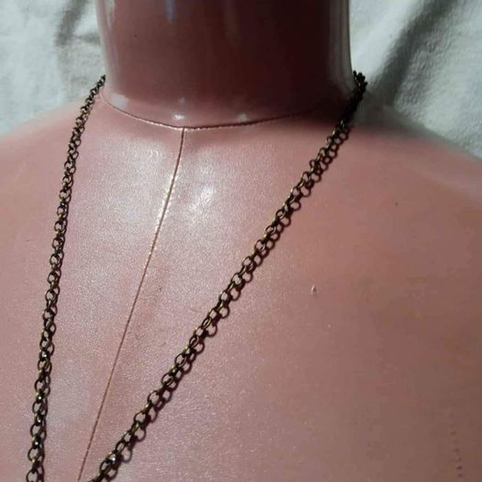 Chaine avec pendentif avec dauphin strass violet - photo numéro 3