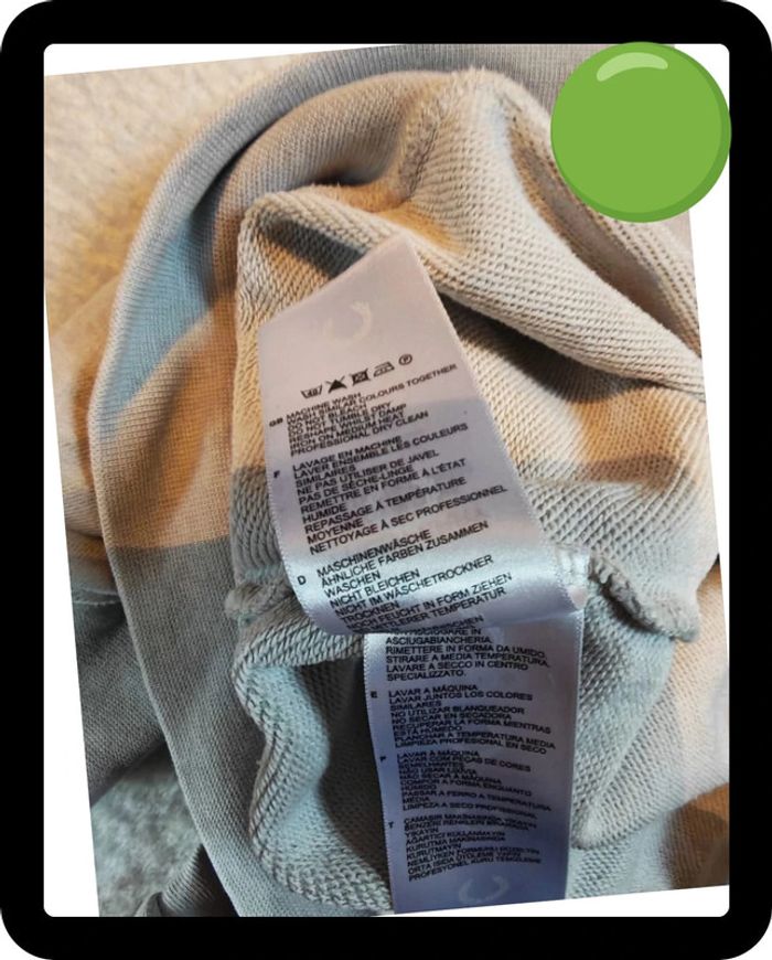 Sweatshirt Fred Perry Authentique M6313 - Beige/Écru - Très Bon État - photo numéro 9