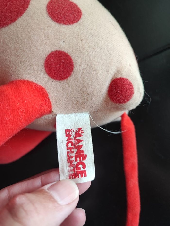 Peluche doudou vache azalée le manège enchanté - photo numéro 5