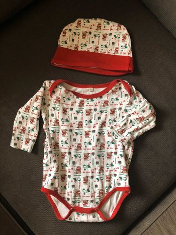 Ensemble bodie bonnet 12M