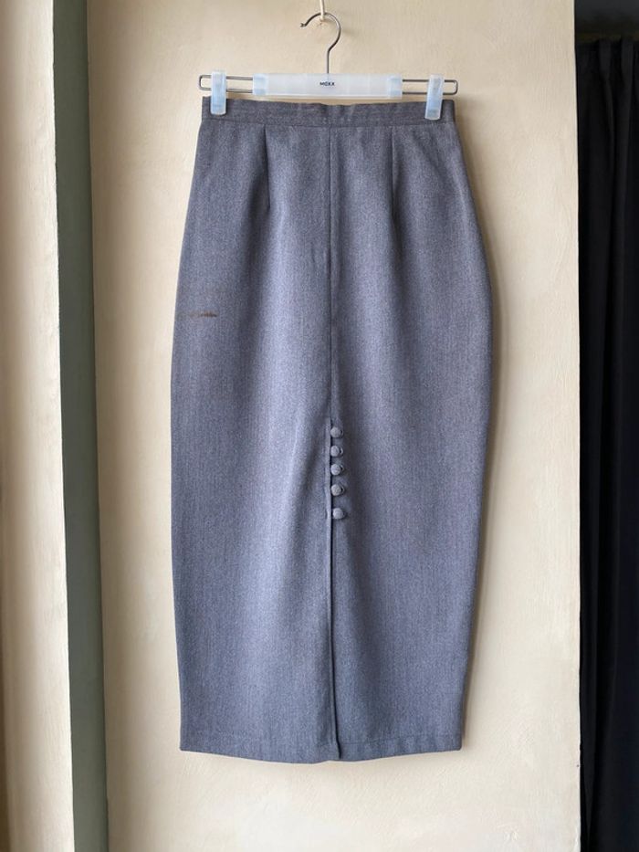 Jupe crayon fendue vintage S