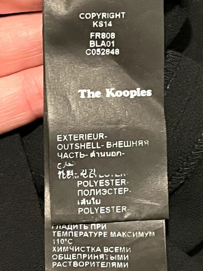 Robe noire et dentelle the Kooples S comme neuve - photo numéro 8