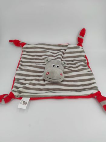 Doudou Plat Hippopotame Banque Populaire