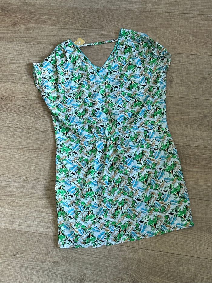 Robe imprimée neuve à manches courtes Lenny B taille française 40 - photo numéro 8