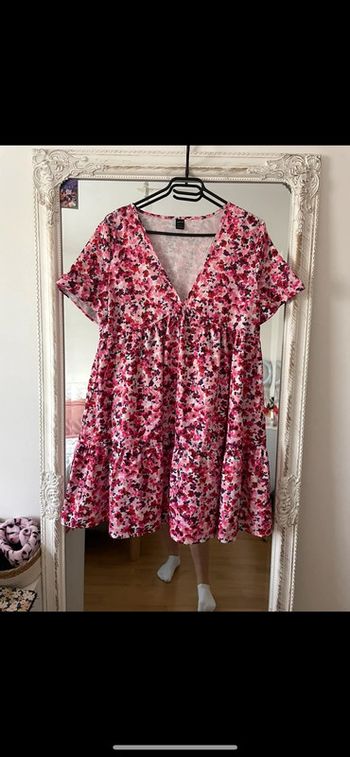 robe patineuse à fleurs