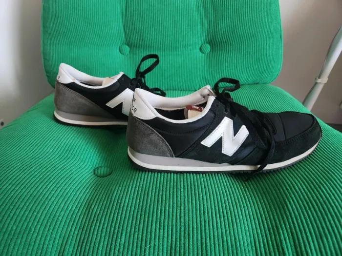 Baskets Homme New Balance Noires & Grises T.41.5 - photo numéro 4