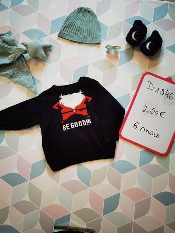 D1346 - pull garçon 6 mois