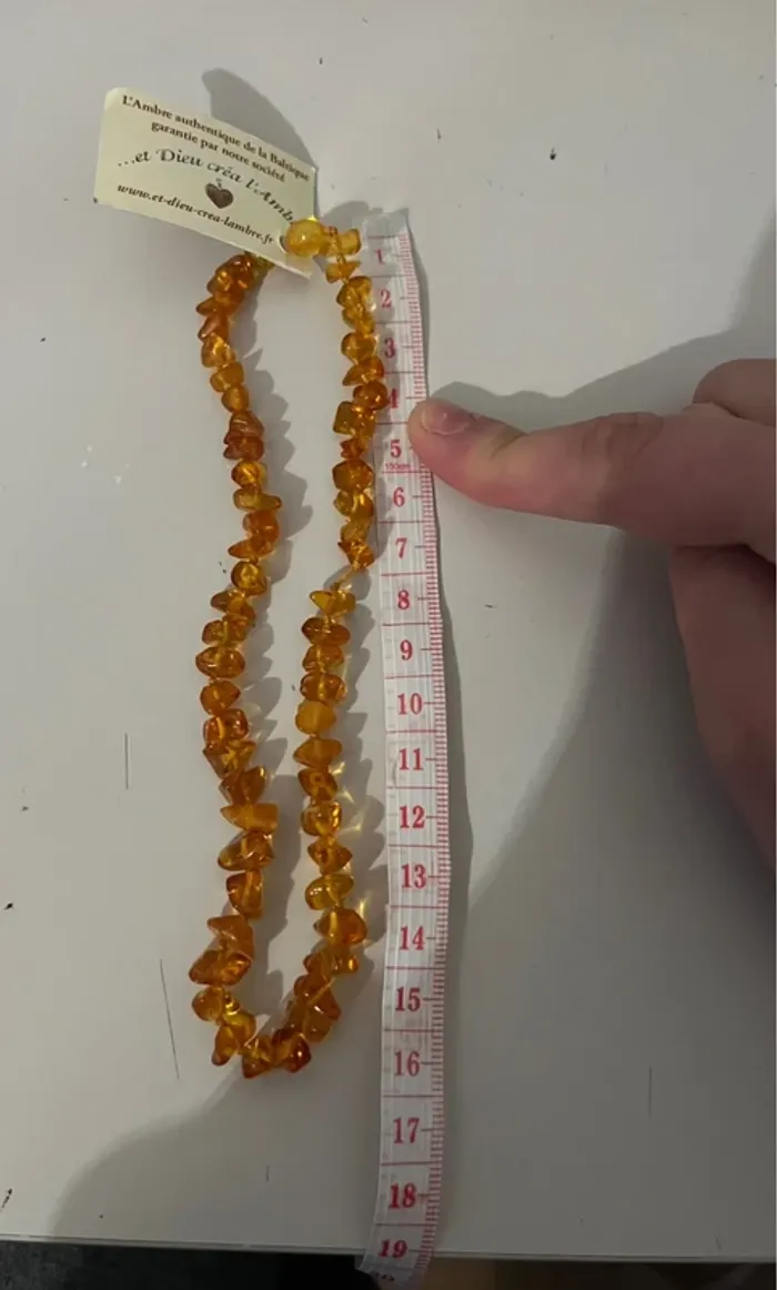 Collier d’ambre enfant - photo numéro 7