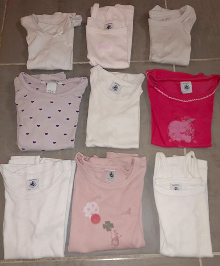 Lot de maillots de corps - tricots de peau fille en 5 ans - photo numéro 2