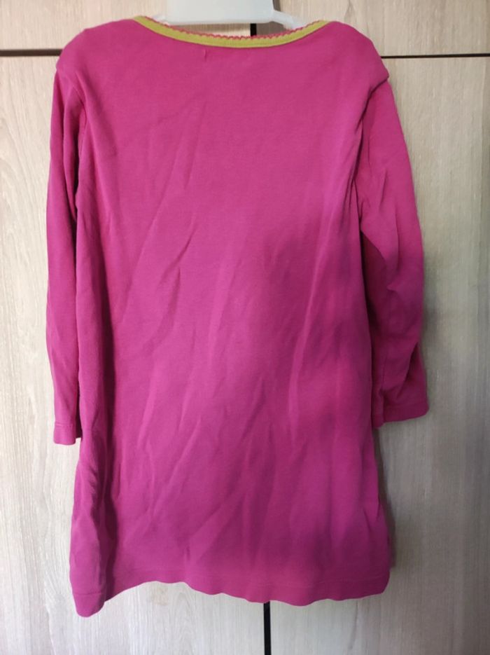 Chemise de nuit rose hibou / Du pareil au même - 4 ans - photo numéro 5