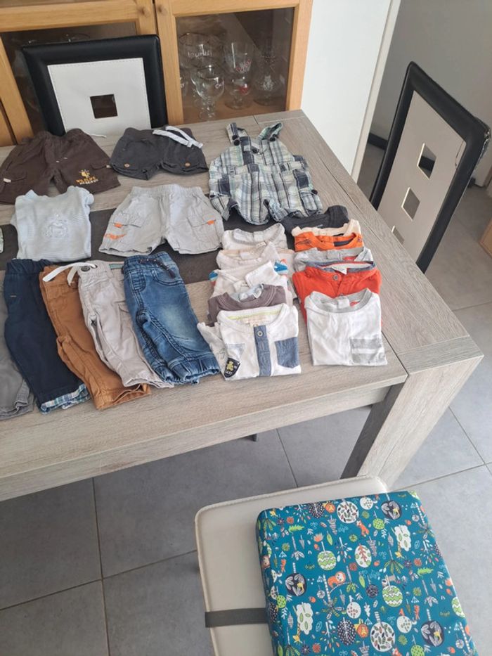 Gros lot garcon printemps  ete 3 mois (48 vetements) - photo numéro 5