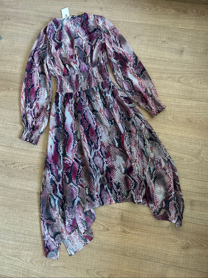 Robe imprimée neuve à manches longues Morgan taille 34 (valeur 85€) - photo numéro 7