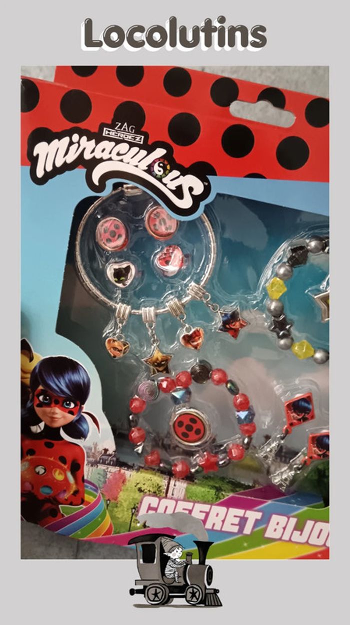 🚂 Coffret bijoux ▪ Miraculous Ladybug - photo numéro 2