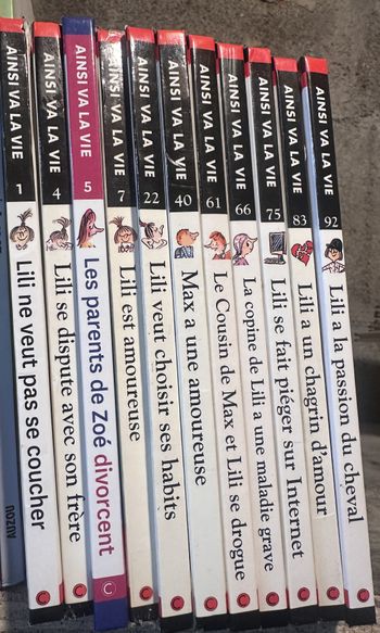 lot max et lili en lot ou à l'unité