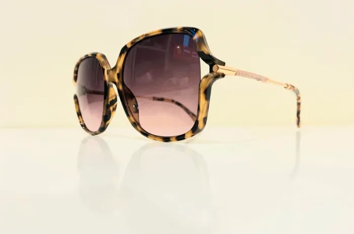 Lunette de soleil femme marron léopard verres dégradés uvprotection catégorie 2 - photo numéro 7
