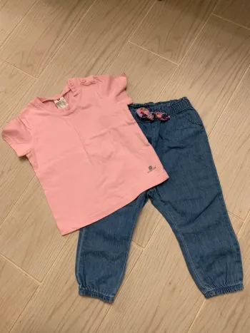 Ensemble été fille 18m