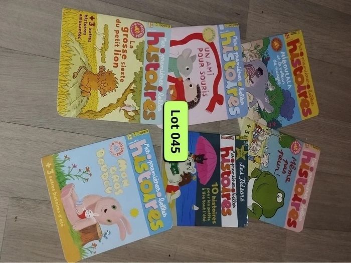 Lot de 6 livres Mes premières belles histoires année 2024 L045  7575567673