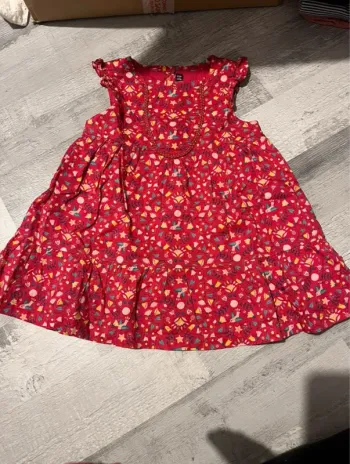 Robe rouge + bloomer taille 18 mois Sergent Major