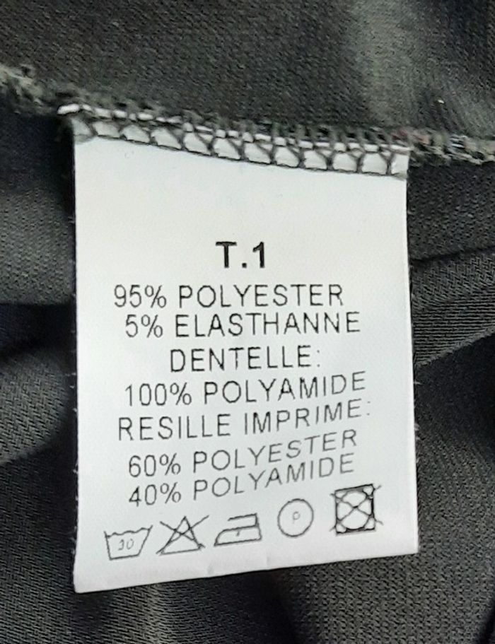 Haut noir Christine Laure, taille 1/36 - photo numéro 4