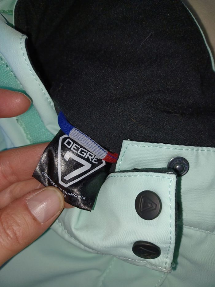 pantalon de ski fille marque degré 7 couleur vert d'eau taille 16 ans, en parfait état - photo numéro 5