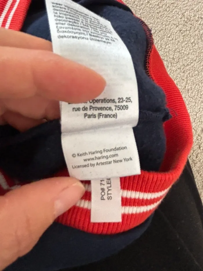 Veste Lacoste x Keith Haring garçon/ fille /mixte 4 ans (104 cm) édition limitée rare - photo numéro 7