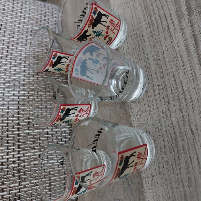 Lot 6 verres shooter Canada