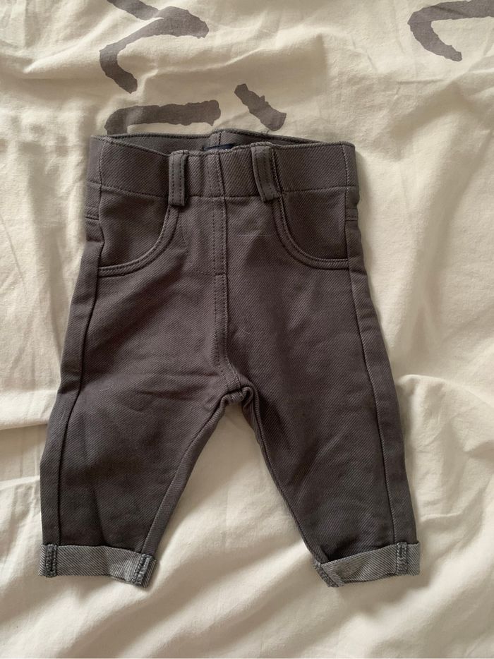 Lot de 7 jeans   ( élastique) taille 3 mois bébé fille - photo numéro 6