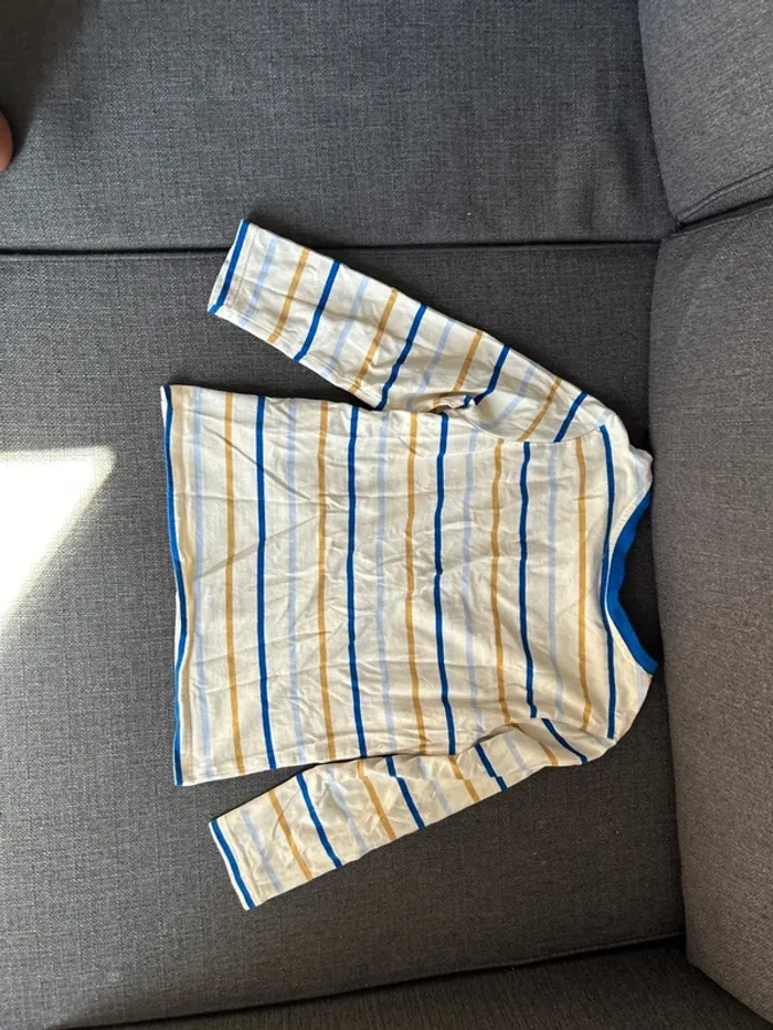T-shirt garçon manches longues, col rond, sergent major, 6 ans - photo numéro 3