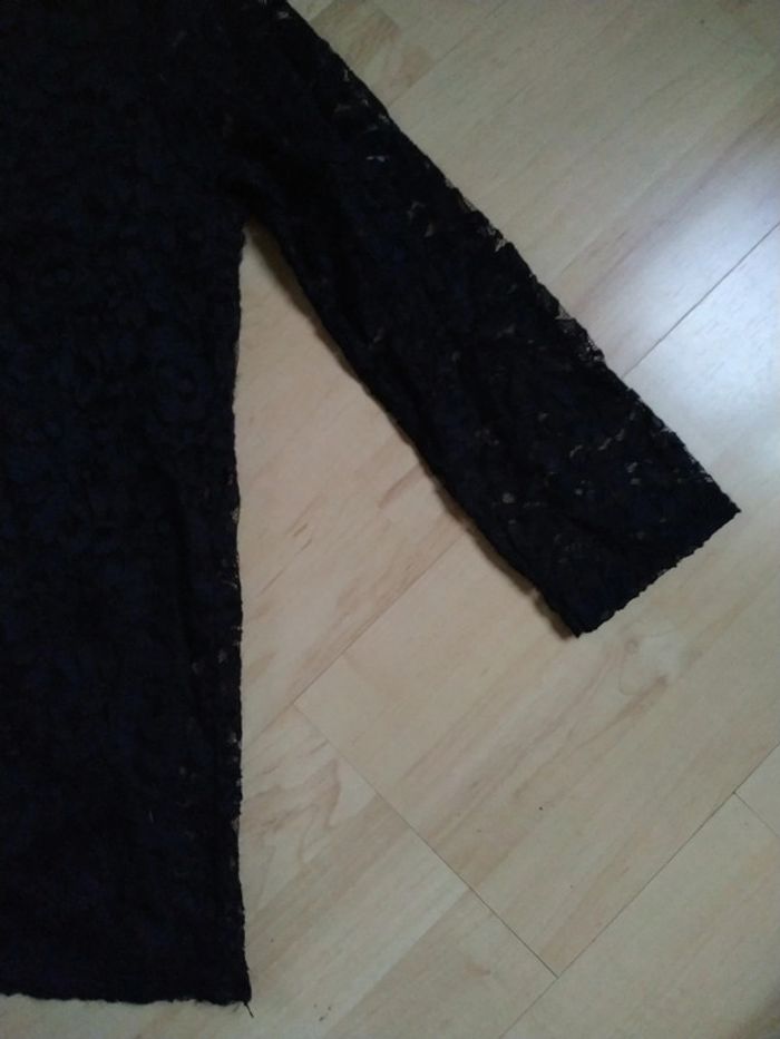 Pull Lady Blush taille S noir avec dentelle - photo numéro 5
