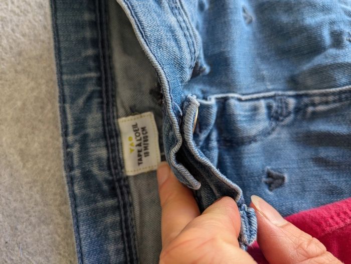 Lot de 2 pantalons bébé fille 18mois - photo numéro 3