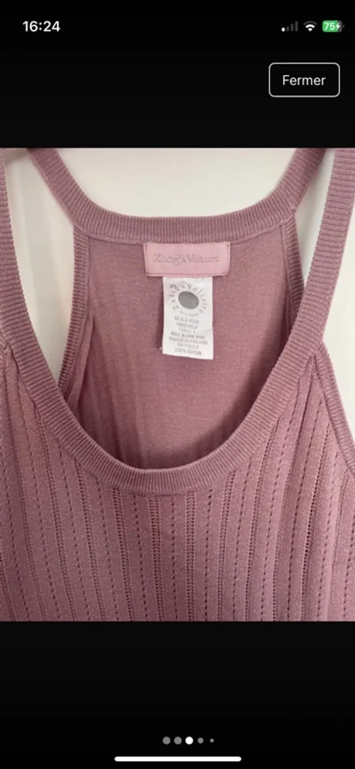 Robe zadig et voltaire modèle ocala taille 1 - photo numéro 2