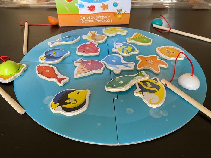 Jeu de pêche en bois - photo numéro 2
