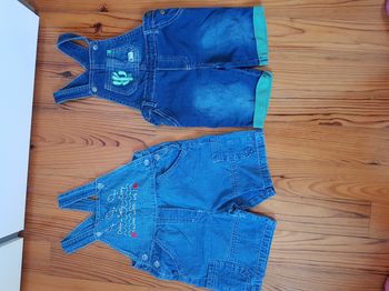 4 ans - Lot de 2 salopettes short