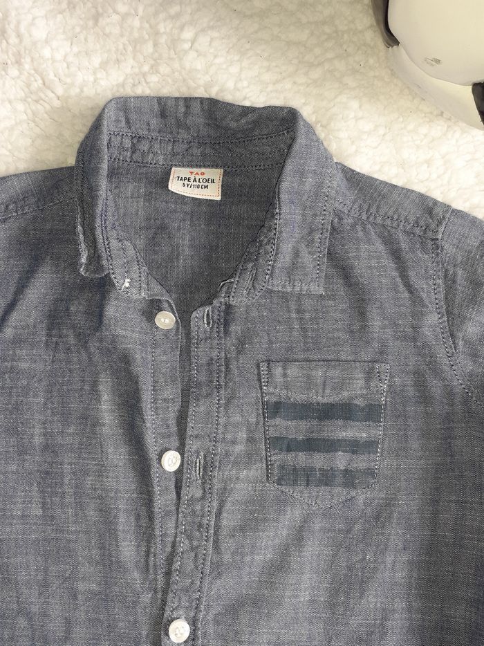 Chemise bleue 5 ans Tape à l'œil - photo numéro 2