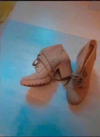 Bottines vert kaki.  T39