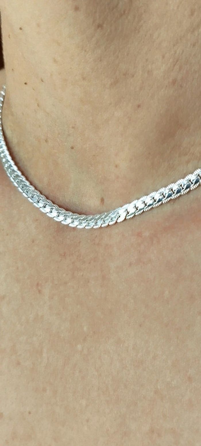 Élégance pure – Somptueux collier en Argent 925 Sterling - photo numéro 5