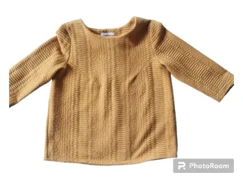 Haut manches trois quart camaïeu taille 40