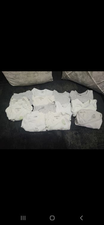 Lot 13 bodies taille naissance