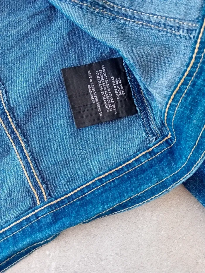 Semi Veste en jeans taille L - photo numéro 8