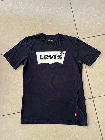 T-shirt noir Levis garçon 12 ans