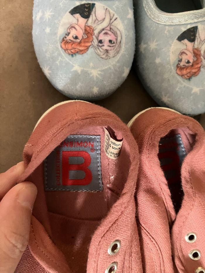 Lot chaussures bensimon et chausson taille 25 - photo numéro 2