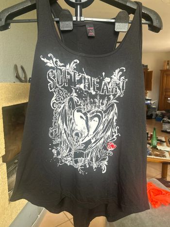 Débardeur noir Romwe