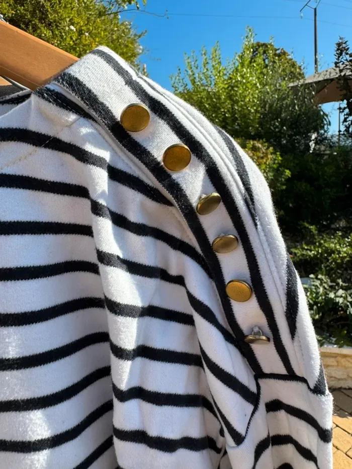 T-shirt marinière Camaïeu - photo numéro 2