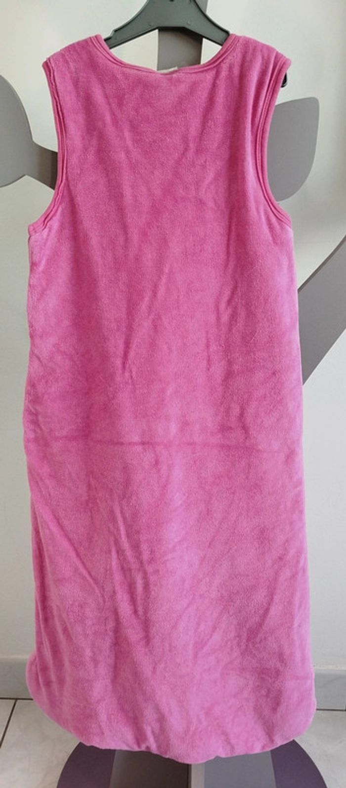 Turbulette rose épaules à scratch taille 12/18mois - photo numéro 3